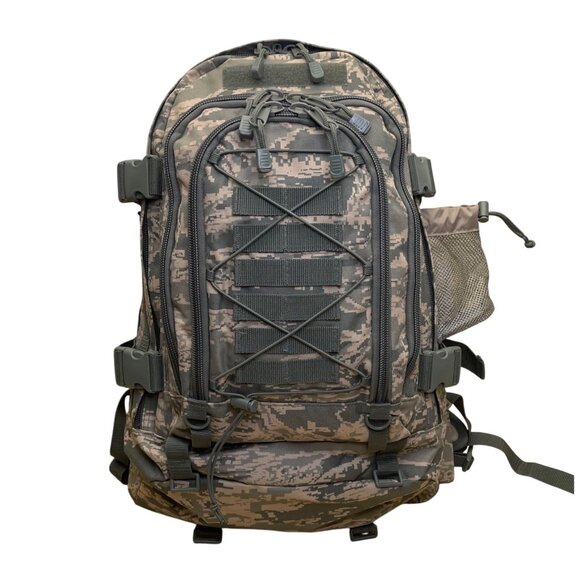 Code Alpha Men’s Light Green Nylon Digital Camo 4.5” Expandable Tactic Backpack - Picture 1 of 15